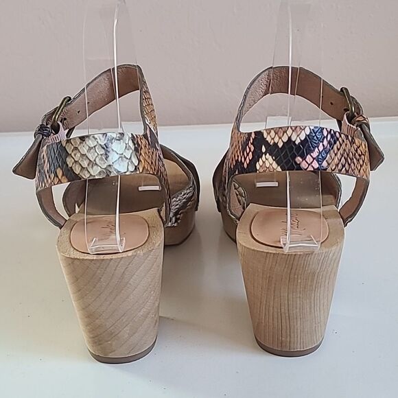 Madewell Cait Crisscross  Forgotten Petal Multi Sandal Clogs Size 7.5 - Picture 5 of 14